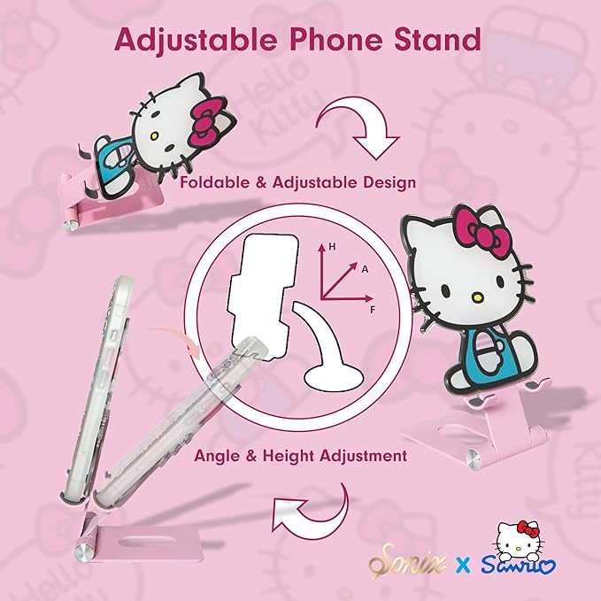 Sonix x Sanrio Character Phone Stand | Adjustable Cell Phone Holder Desk Stand Dock | Badtz Maru