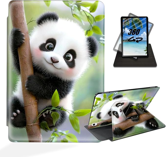 for iPad 10th Generation Case 360 Degree Rotating Stand Cover Multi Angle Viewing Auto Sleep/Wake American Flag Eagle Leather Case for iPad (A16) 11th Generation 11 Inch 2025