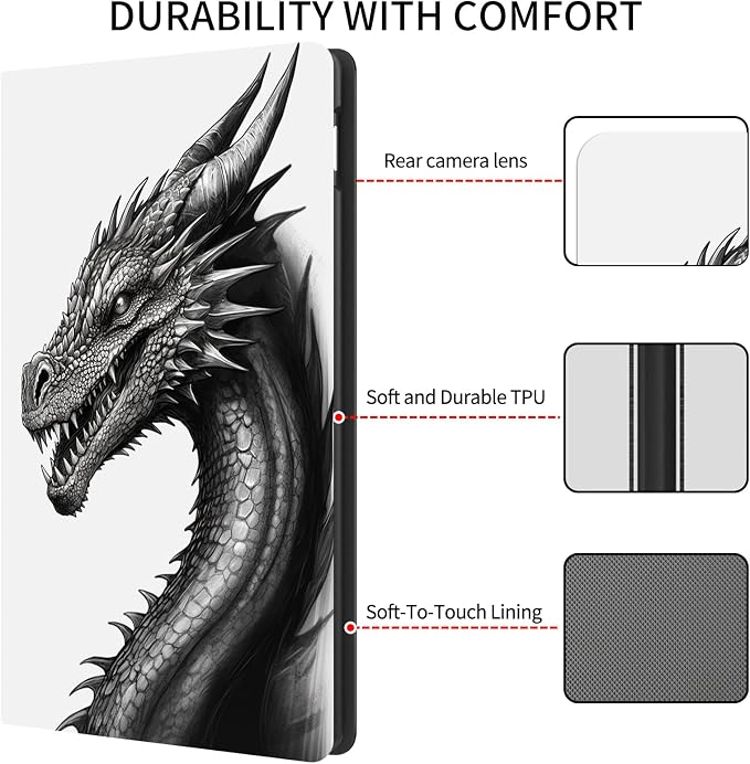 Case for 7 All-New Kindle Paperwhite (12th Generation 2024) and Kindle Colorsoft Signature Edition CoverSlim PU Leather Smart Cases with Auto Wake/Sleep-Black Cat Night Sky