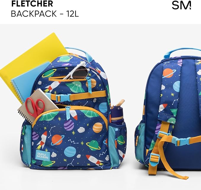 Simple Modern Medium Sesame Street Toddler Backpack for School Girls and Boys | Kindergarten Elementary Kids Backpack | Fletcher Collection | Kids - 15" tall | Sesame Street Pals
