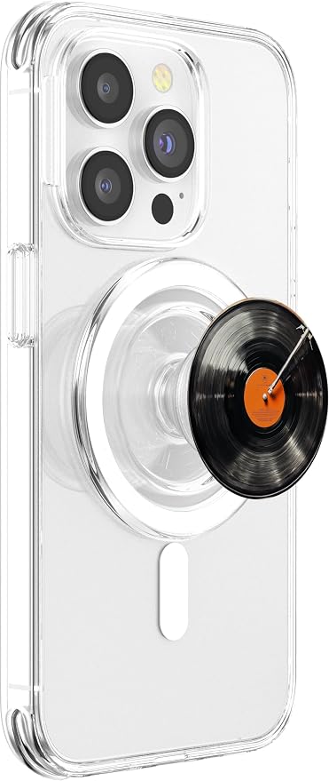 Vinyl Record Player Vinyl Collector Retro Music Lover PopSockets PopGrip for MagSafe