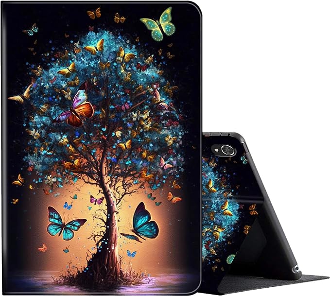 FUYOCWE for iPad Pro 13 Inch Case (M47th Generation2024 Model A2925A2926A3007)PU Leather Slim Folding Stand Case for iPad 13 7th GenAuto Sleep Wake Cover -A Dream Catcher Wolf