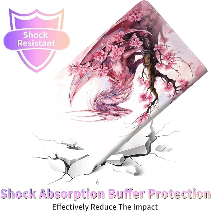Case for Samsung Galaxy Tab S10 FE Plus 5G Multi-Angle Stand Smart Cover Shockproof with Auto Wake/Sleep for Galaxy Tab S10 FE+ 13.1 Inch (SM-X620/SM-X626B) 2025 Magic Mushrooms Fungus