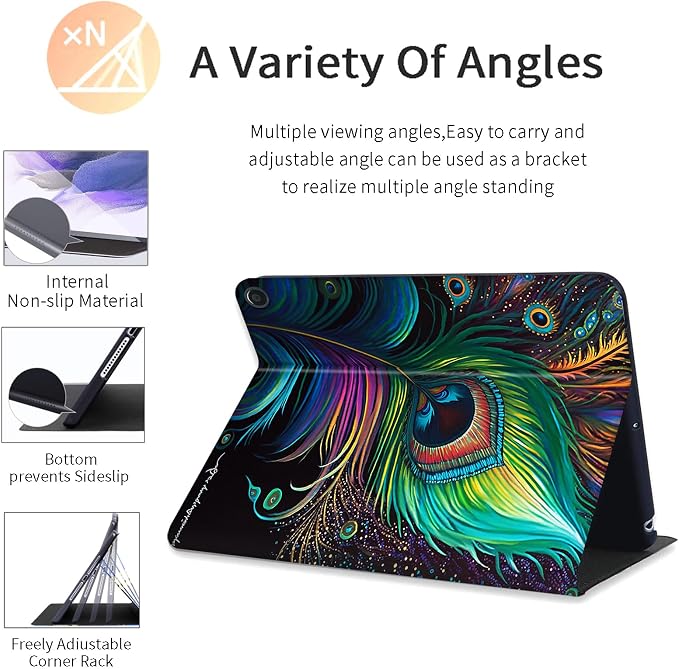 DEGDFSGR for Amazon Fire HD 10 Tablet 10 Plus Tablet Case (13th/11th Generation 2023/2021 Release) with Adjustable StandAuto Sleep/Wake for Kindle Fire 10 Case 10.1 inchAmerican Flag Sunflower Cross