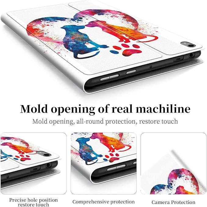 Case for iPad (A16) 11th Generation 11 Inch 2025/ iPad 10th Generation 10.9 Inch 2022 CaseHybrid Slim Multi-Angles Stand Auto Wake/Sleep Cover-Beach Sunset