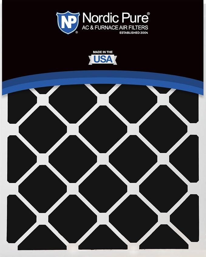 Nordic Pure 20x25x5 Lennox X6673 X6675 Replacement AC Filter MERV 13 + Carbon 2