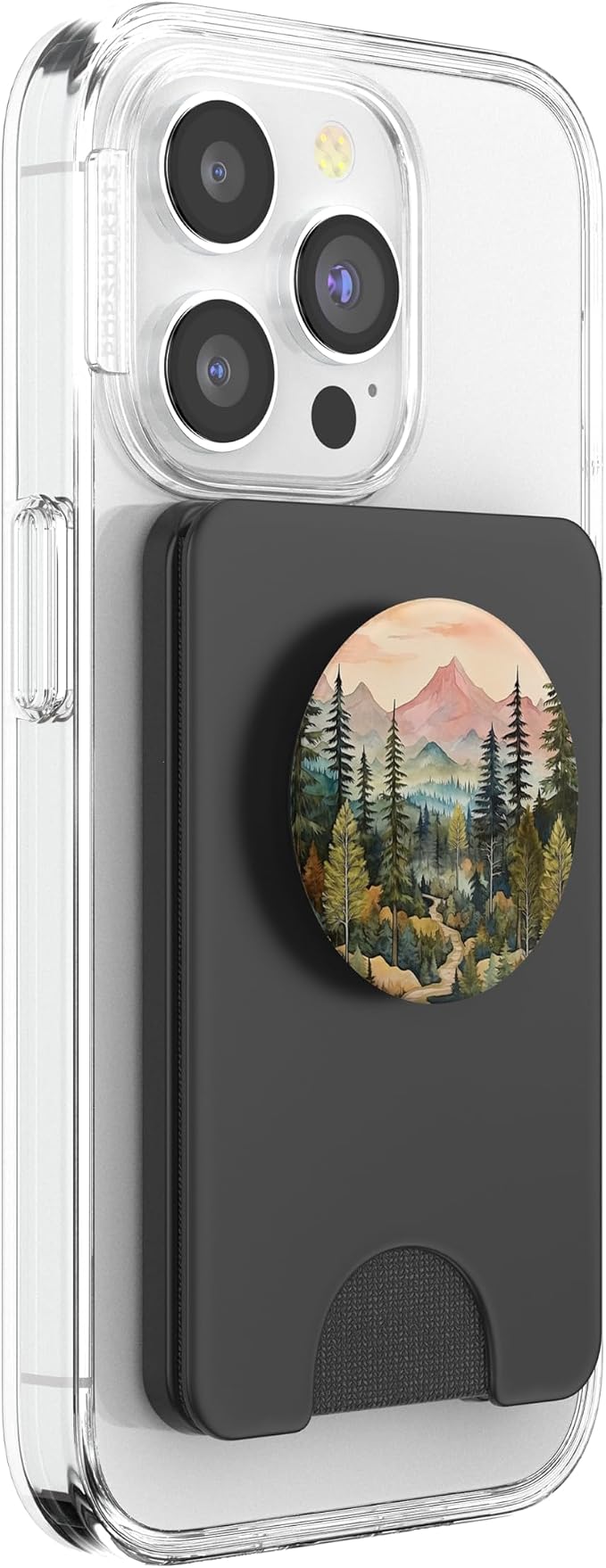 Mountains Wilderness Forest Hiking Pine Tree Nature PopSockets Adhesive PopGrip