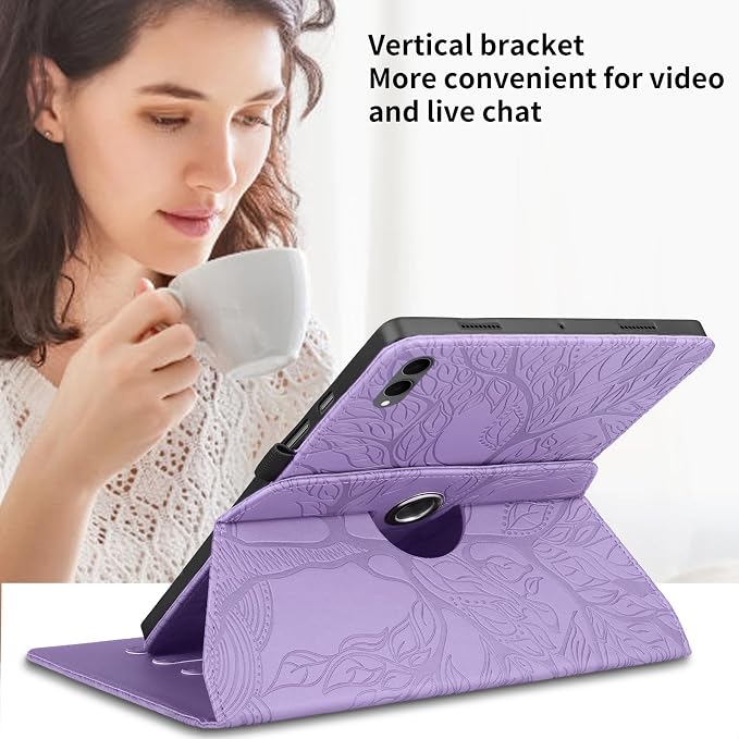for Samsung Galaxy Tab S11 Ultra Case 14.6 inchFashion Embossing TechnologyMulti-Viewing AnglesSlim Light Shell CoverPU Leather+TPUCompatible with Samsung Galaxy Tab S11 UltraBlack