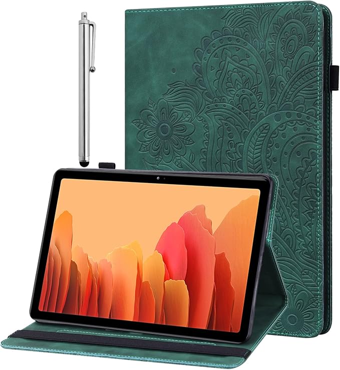 ALILANG Tablet Case for Samsung Galaxy Tab S2 9.7 inch (SM-T813/T815 /T819) with Stylus Multiple Viewing Angles Premium PU Leather Stand Cover Galaxy Tab S2 9.7 Case-Brown