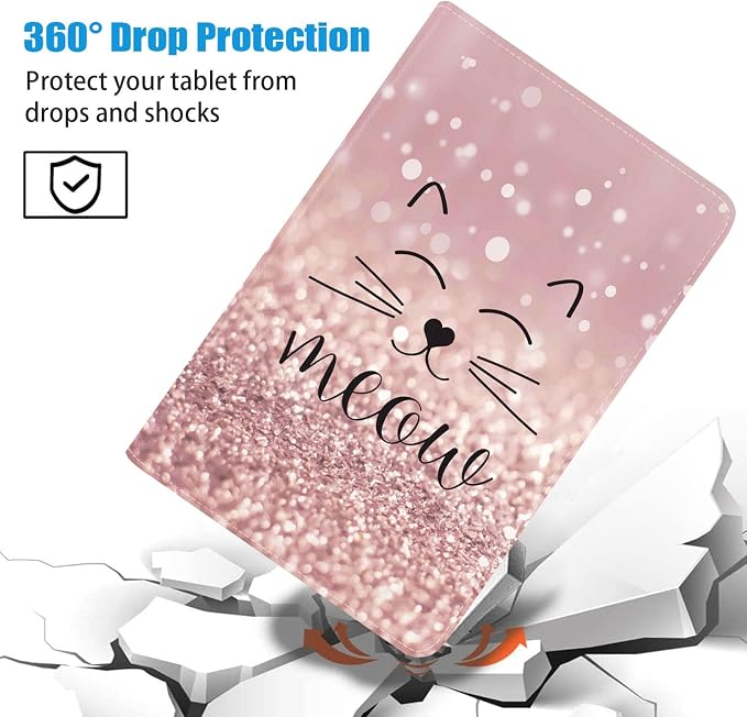 Case for Samsung Galaxy Tab A 10.1 Inch 2019 Tablet [SM-T510/T515/T517] Slim PU Leather Case Adjustable Stand with Auto Wake/Sleep - Bible Verse Proverbs 31:25