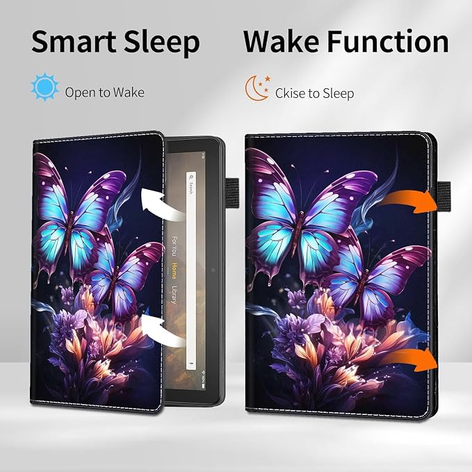 Case for Amazon Kindle Fire Max 11 Tablet (13th Generation 2023 Release) - Slim Fit Standing Cover with Auto Sleep/Wake for All-New Fire 11 Max Tablet，Enchanted Forest 2