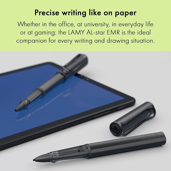 LAMY AL-Star EMR Aubergine (PC/EL tip) - Stylus Pen for Many Android Devices - Touchscreen Pen with Ergonomic Grip - Precise Writing &amp Drawing on Digital Media - with Function Button