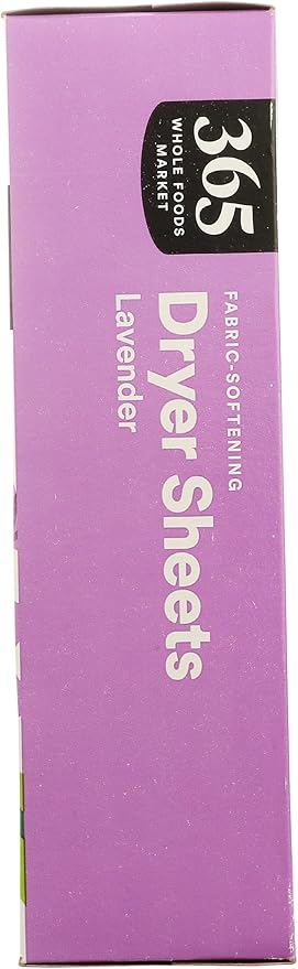 365 by Whole Foods Market, Fabric-Softening Dryer Sheets, Lavender, 80 Count