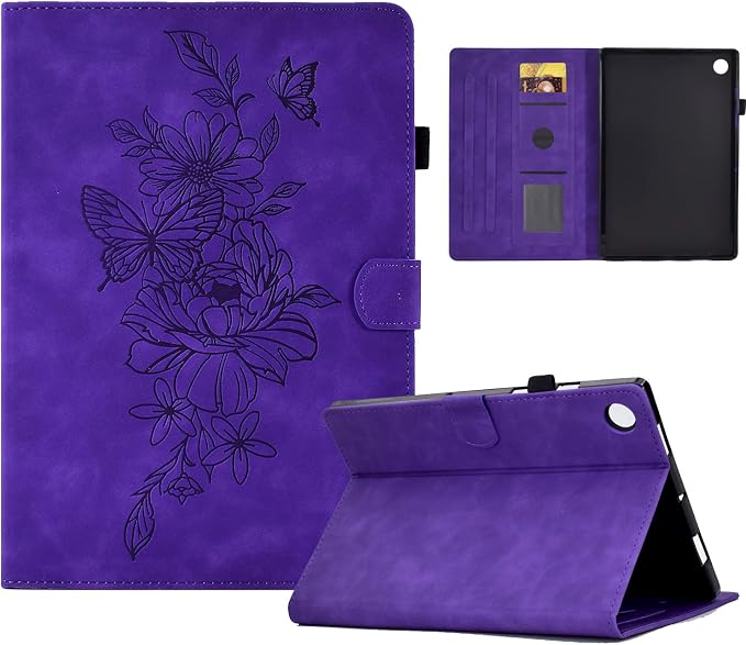 Case for Galaxy Tab A11+ Plus 2026/ A9 Plus 2024 11-Inch Funut PU Leather Folio Cover Multi-Angle Stand with Auto Wake/Sleep Case for Samsung Galaxy Tab A9 Plus/A9+ Tablet Bird