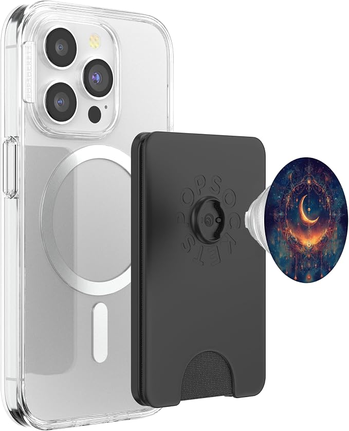 Mystical Moon Lover Astronomy Astrology Stargazer Celestial PopSockets Adhesive PopGrip