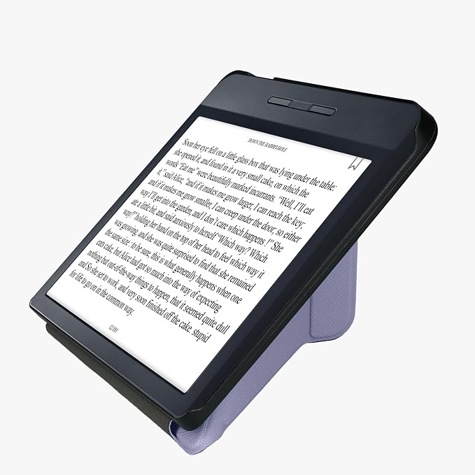 kwmobile Cover for Kobo Libra H2O Case - Slim PU Leather eReader Cover with Stand and auto Sleep funktion - Dark Blue