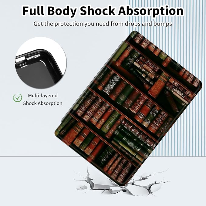 for Samsung Galaxy Tab A9 Plus Case 11 Inch 2024 2023 (SM-X210/X216/X218)360 Degree Rotating Smart Cover Case with Auto Sleep/Wake-Beautiful Highland Cow