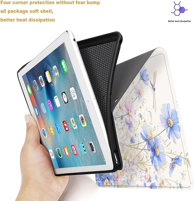 Tablet Case for 6 All-New Kindle (11th Generation2024/2022 Release)Shockproof Protective Cover with StandAuto Wake/SleepAmerican Flag Deer