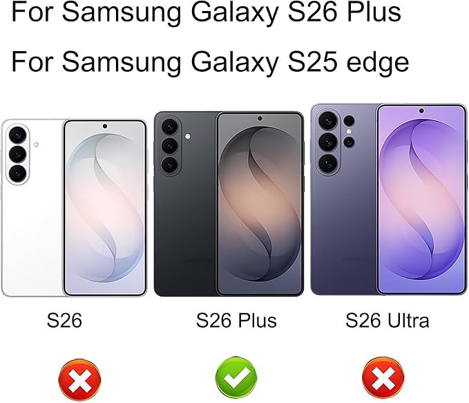 2 Pack for Samsung Galaxy S26 Plus / S25 Edge Matte Privacy Screen Protector Anti spy Anti Glare Anti blue Light Film Gradient Blue 6.7 inch