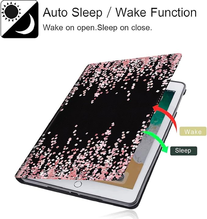 Case for New iPad (A16) 11th Generation 11 Inch 2025for iPad 10th Generation 2022 10.9 Inch Multi-Angle Stand Smart Cover Shockproof with Auto Wake/Sleep ，Starry Sky