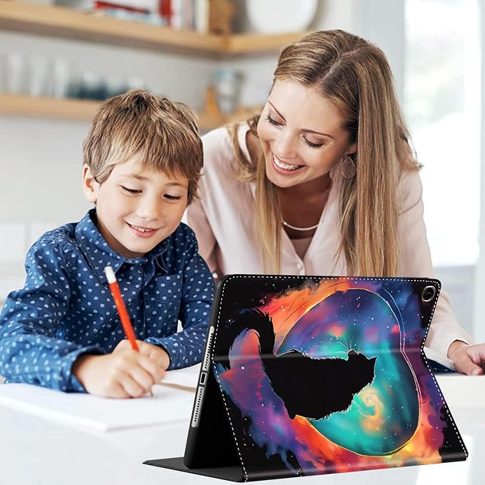 Case for Samsung Galaxy Tab S10 FE Plus 13.1 Inch 2025 Model (SM-X620/X626)Slim Folding Stand Cover with Auto Wake/Sleep for Samsung Galaxy Tab S10 FE Plus ，Painting Autumn Trees