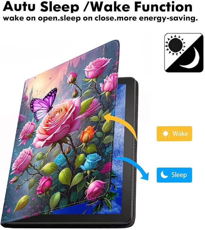 Case for iPad (A16) 11th Generation 11 Inch 2025/ iPad 10th Generation 10.9 Inch 2022 Slim PU Leather Cover Adjustable Stand with Auto Wake/Sleep Case African Women