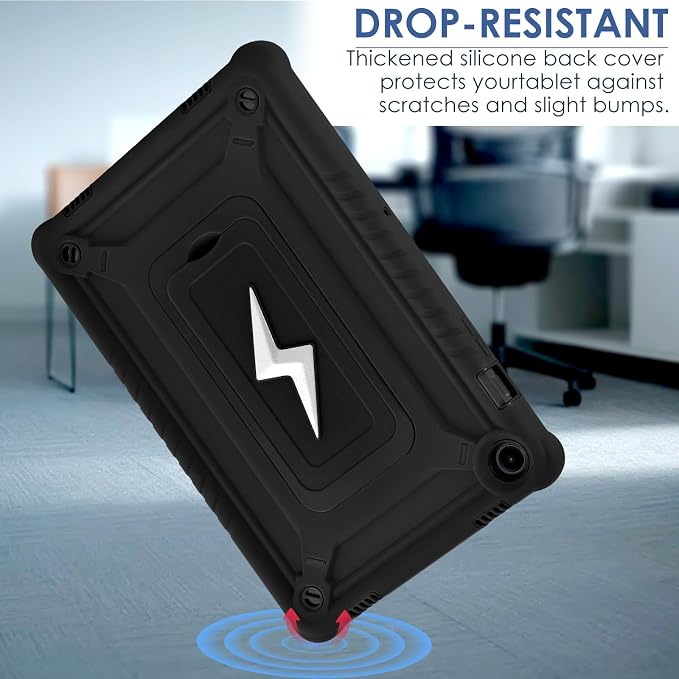 DETUOSI Case for Samsung Galaxy Tab A9+/A9 Plus Case 11 inch 2024/2023 (SM-X210/X216/X218) Heavy Duty Protection Shockproof Rugged Case for Galaxy Tab A9 Plus with Stand and Shoulder Strap