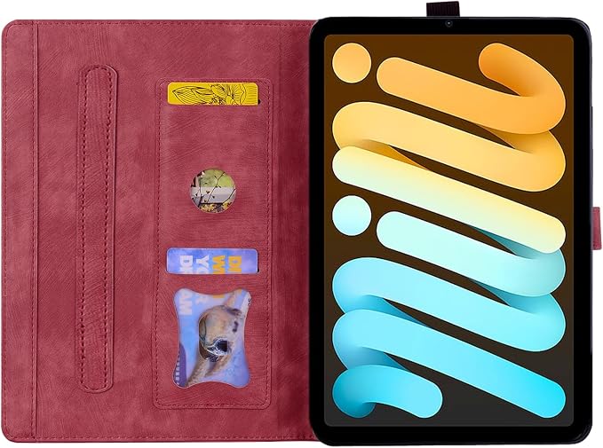 Case for Honor MagicPad 3 Pro 12.3 12.3 2026Multi-Angle Viewing PU Leather Folio Stand Cover with Pencil HolderShockproof Protective Case for Honor MagicPad 3 Pro 12.3 2026Rose Red