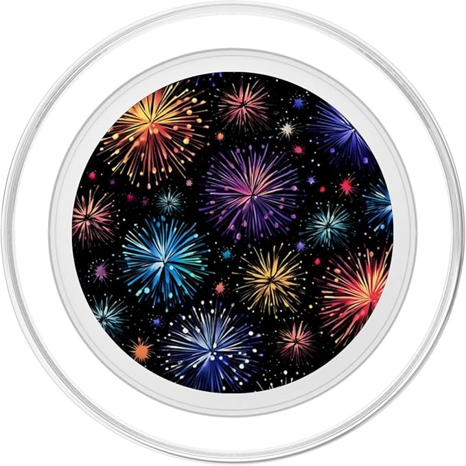Colorful Firework PopSockets PopGrip for MagSafe