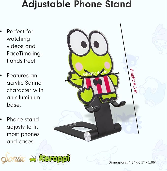 Sonix x Sanrio Character Phone Stand | Adjustable Cell Phone Holder Desk Stand Dock | Badtz Maru