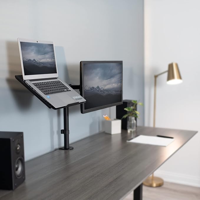 VIVO Laptop/Notebook Tray Holder for VESA Mount Stand/Fits 100 mm Plate Holes (Stand-LAP2)