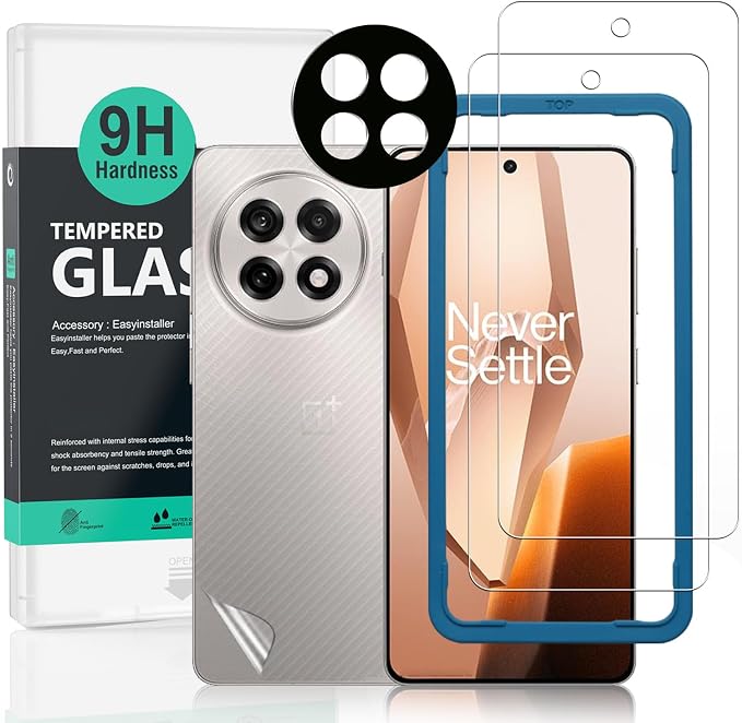 Ibywind Screen Protector For OnePlus 13 5G 6.82(2 Pcs)Flexible TPU FilmWith 1Pc Camera Lens Protector1Pc Back FilmBubble Free[Easy to install]
