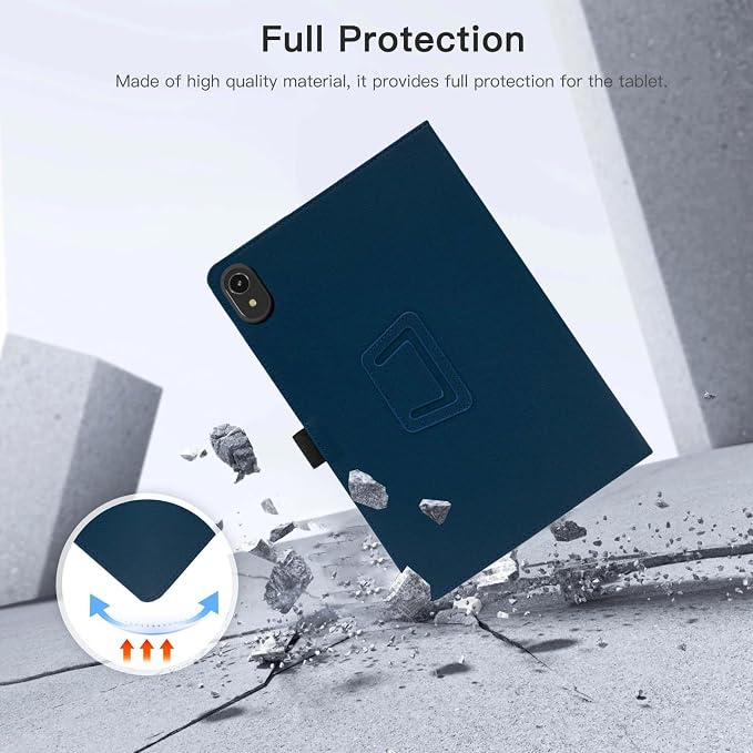 Tablet Case Cover For ApoloMedia EP1095T/ApoloSign EP1095T TabletMulti-Viewing AnglesSlim Light Shell Stand Cover for ApoloMedia EP1095T/ApoloSign EP1095T Tablet with Hand Strap&amp Pencil HolderB
