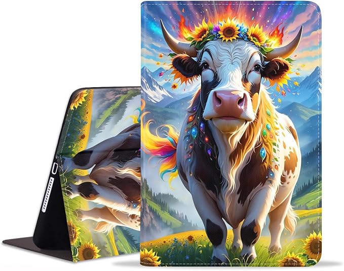 Case for iPad (A16) 11th Generation 11 Inch 2025/ iPad 10th Generation 10.9 Inch 2022 Slim PU Leather Cover Adjustable Stand with Auto Wake/Sleep Case African Women