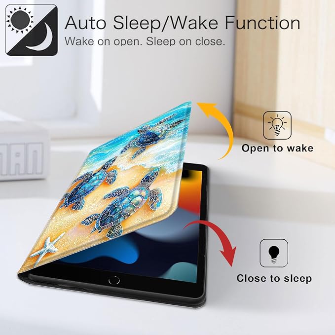 for iPad 11th Generation (A16 2025) 11 / iPad 10th Gen 10.9 2022 Case 360° Rotating PU Leather Stand Cover with Auto Sleep/Wake Shockproof TPU Backl Two Dragons Fighting