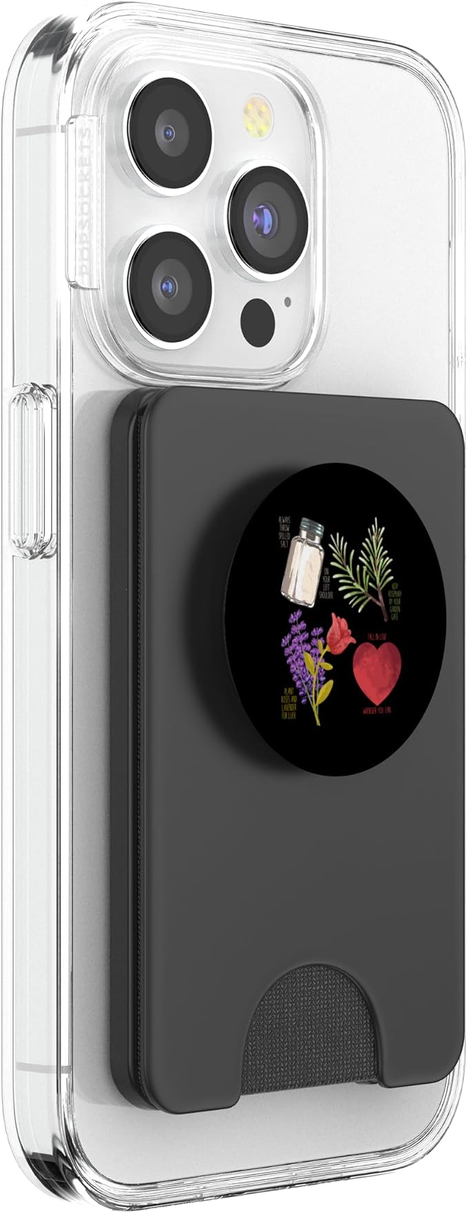 Practical Magic Salt Rosemary Lavender Love Witch Pagan PopSockets Adhesive PopGrip