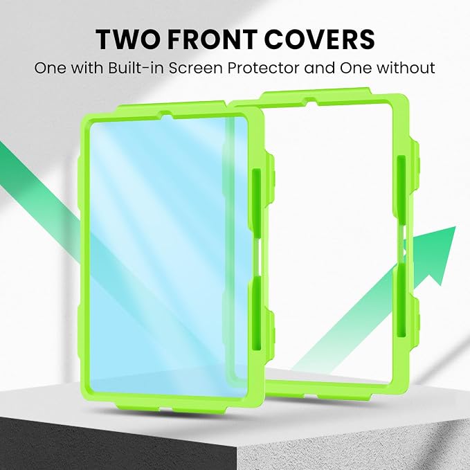 SEYMAC for iPad 9th/8th/7th Generation Case 10.2 2021-2019 Full-Body Shockproof Protective Case with Screen Protector Rotating Stand/Handle/Shoulder Strap for iPad 10.2 Blue/Black