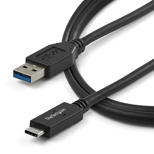 StarTech 3.3ft (1m) USB-C Cable 10Gbps 60W (3A) PD 8K 60Hz / 4K 144Hz USB-IF Certified Thunderbolt Compatible | USB-C to USB-C Thunderbolt 3 Compatible Reversible Connectors Sync and Back Up