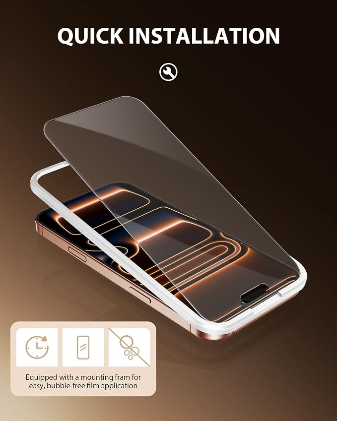 PDDKISS 2 Pack Screen Protector for iPhone 12/iPhone 12 Pro (2020) 6.1 inch Shatterproof Tempered Glass