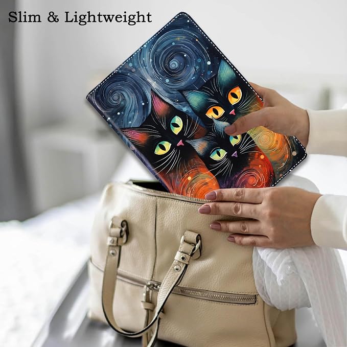 Case for iPad (A16) 11th Generation 11 Inch 2025 / iPad 10th Generation 10.9 Inch 2022 Ultra-Thin Multi-Angle Protective Cover with Auto Sleep/Wake A Dark Horse