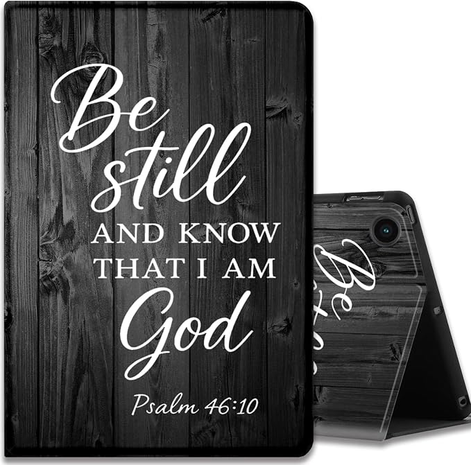 Case for Samsung Galaxy Tab A11 + Plus/A9 + Plus 11 Inch 2025/2023 Ultra-Thin Multi-Angle Protective Cover with Auto Sleep/Wake Black Cat and the Blue Flower