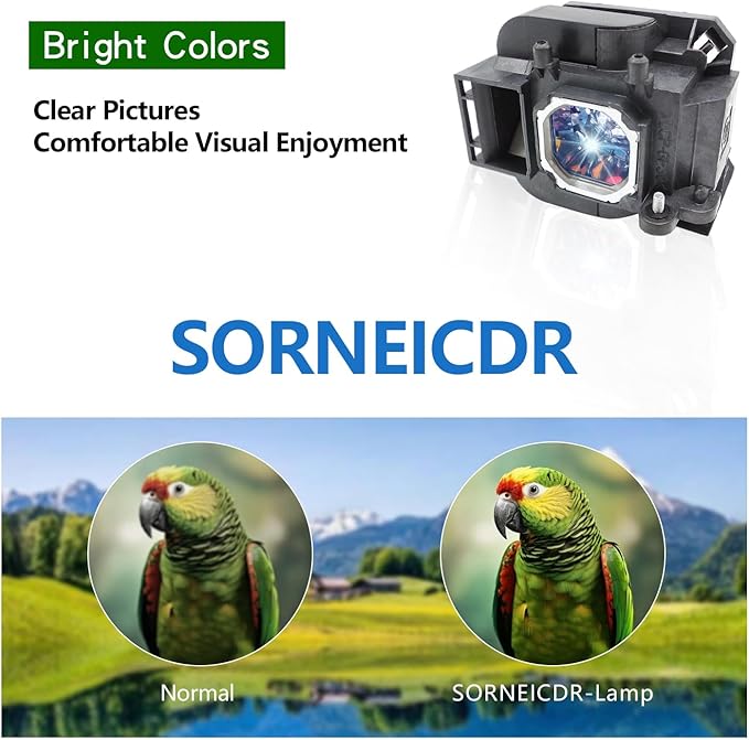 SORNEICDR NP23LP Replacement Projector Lamp Bulb Compatible with NEC NP-P401W NP-P501X NP-P451X NP-P451W Projectors, with Housing