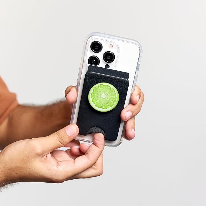 Cute Green Lime Fruit Summer Time PopSockets Adhesive PopGrip