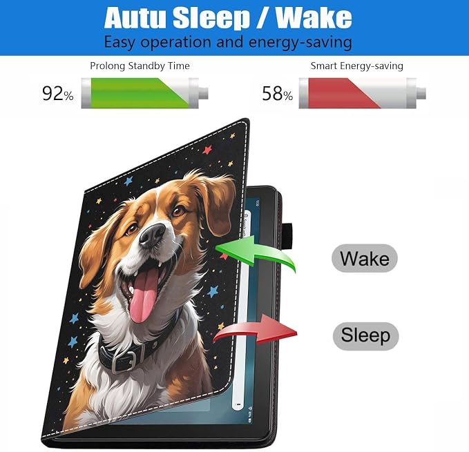 Case for Amazon Fire HD 8/HD 8 Plus Tablet (8 12th/10th Generation 2024/2022/2020 Release) Slim PU Leather Stand Folio Cover with Auto Wake Sleep African Woman Wolf