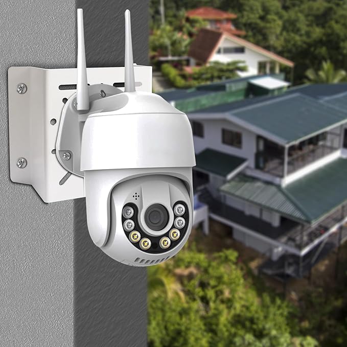 WiTi Universal Corner Mount for Security Camera, Solid Metal Mounting Corner Bracket for Wall Mount Corner, Suitable for CCTV Cameras LED Wall/Stage Lights, Solar Panels