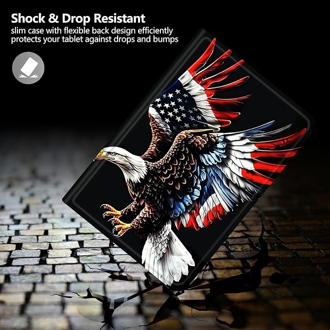 Case for Amazon Fire 7 Tablet 2019/2017 Release 9th/7th Generation PU Leather Smart Protective Cover with Auto Sleep/Wake for Fire 7 2019Beautiful Sunset