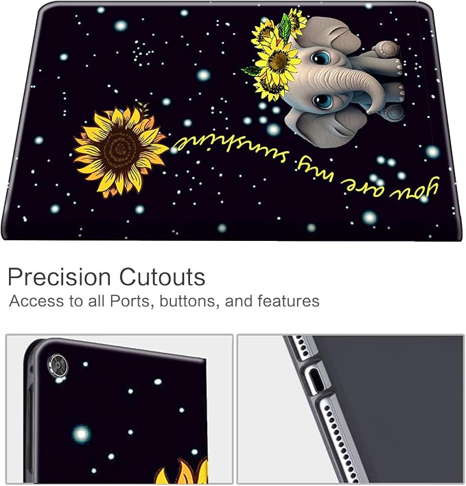 for 10.1 Amazon Fire HD 10 Tablet (13th Generation 2023 Release)PU Leather Multi-Angle Anti Slide Stand Cases with Auto Wake/SleepAnimals Dog Paws Galaxy