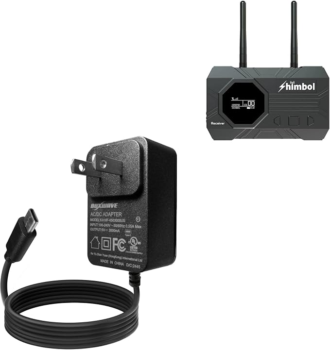 BoxWave Charger Compatible with Shimbol ZO1000 - Wall Charger Direct (15W) Rapid Charge Your Device with Built-in 3ft Cable