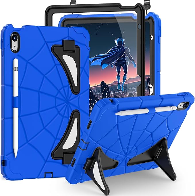 Auizotl Case for iPad (A16) 11'' 11th/10th Generation 10.9'' 2025/2022iPad Case 10th Generation with Screen ProtectorHeavy Duty Shockproof Cover for i Pad 11.0/10.9 InchBlack