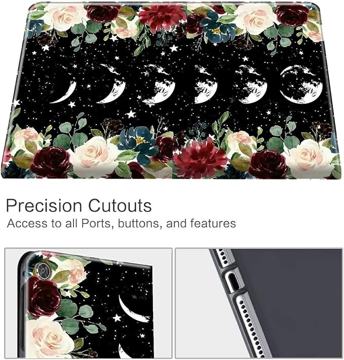 for 10.1 Amazon Fire HD 10 Tablet (13th Generation 2023 Release)PU Leather Multi-Angle Anti Slide Stand Cases with Auto Wake/SleepAnimals Dog Paws Galaxy